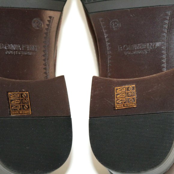 Bonafini Collection Men's Dress Shoes c-172 brown size 12 - Picture 12 of 12